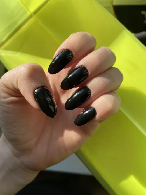 my natural length in deep black ???