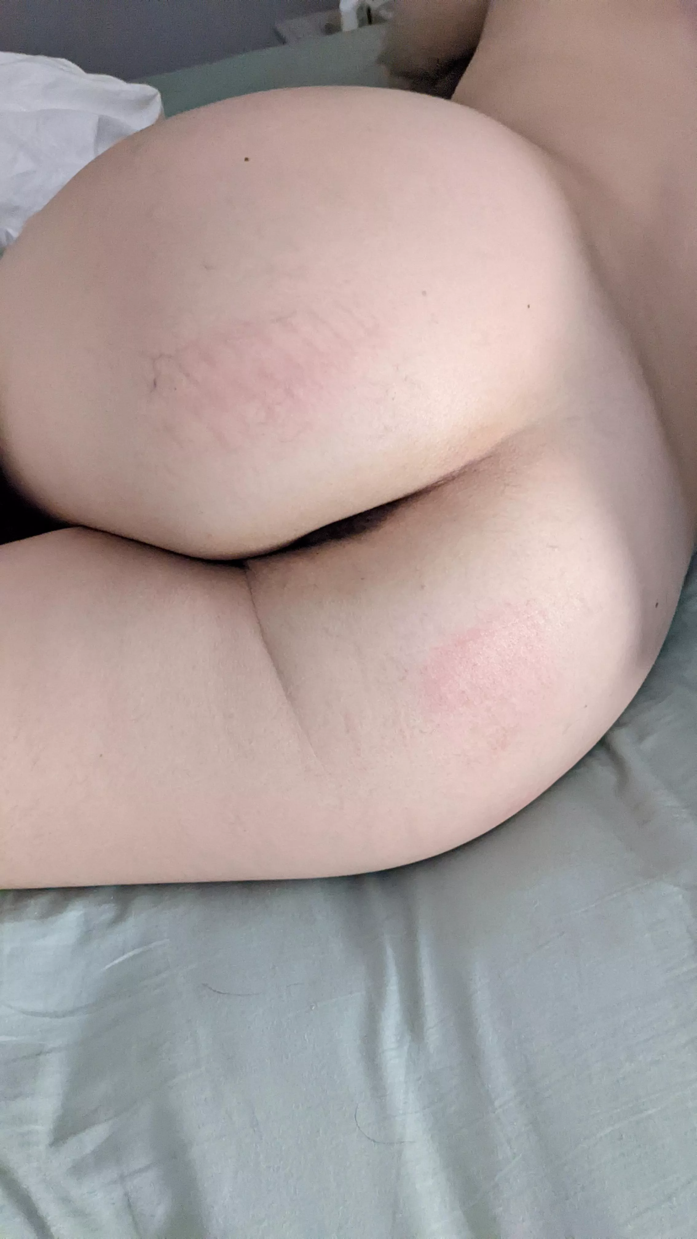 My new bedtime routine. Ten spankings with a hair brush. 😣🙇‍♀️ 24F (OC)