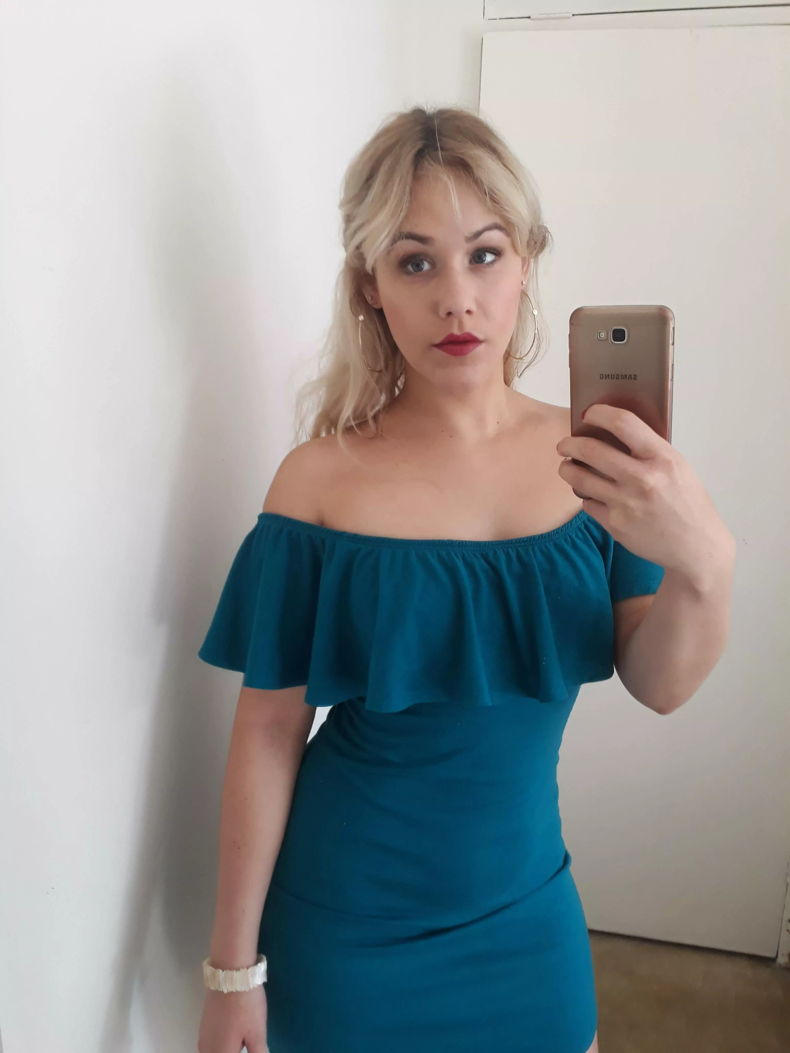My new blue dress for the office My new blue dress for the office