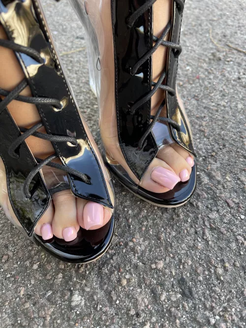 My new clear shoes 🥰😍😈 My new clear shoes 🥰😍😈