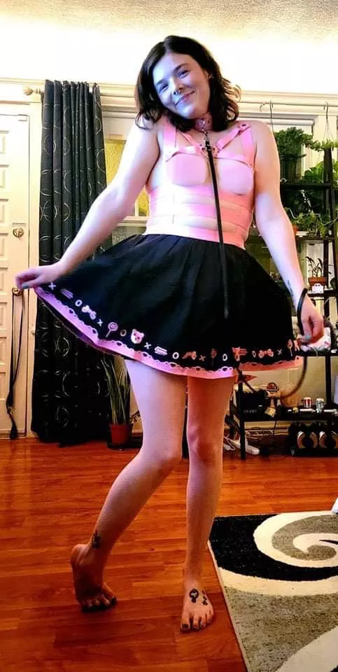 My new dress matches my collar! π» My new dress matches my collar! π»