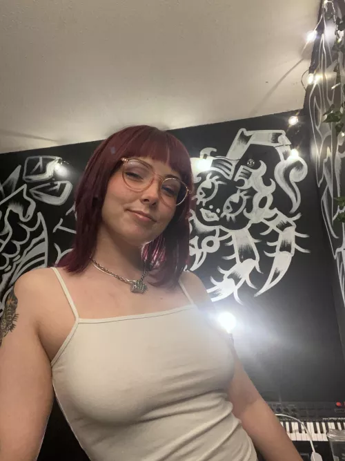 my new hair color pairs so well with my frames! ❤️