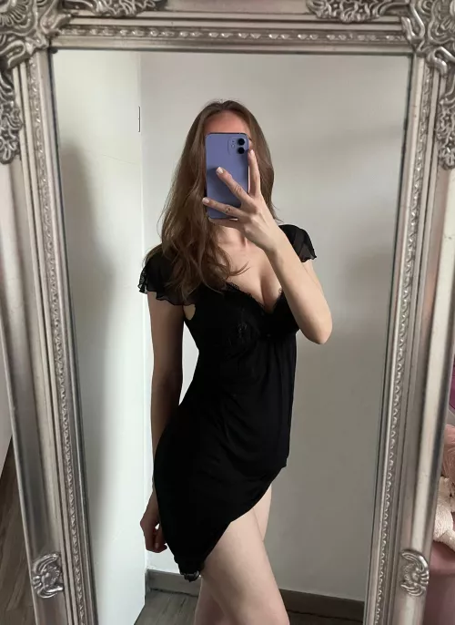 My new nightgown š wanna take it off me?