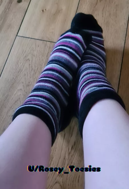 My new socks are so soft, want to feel? x 😘