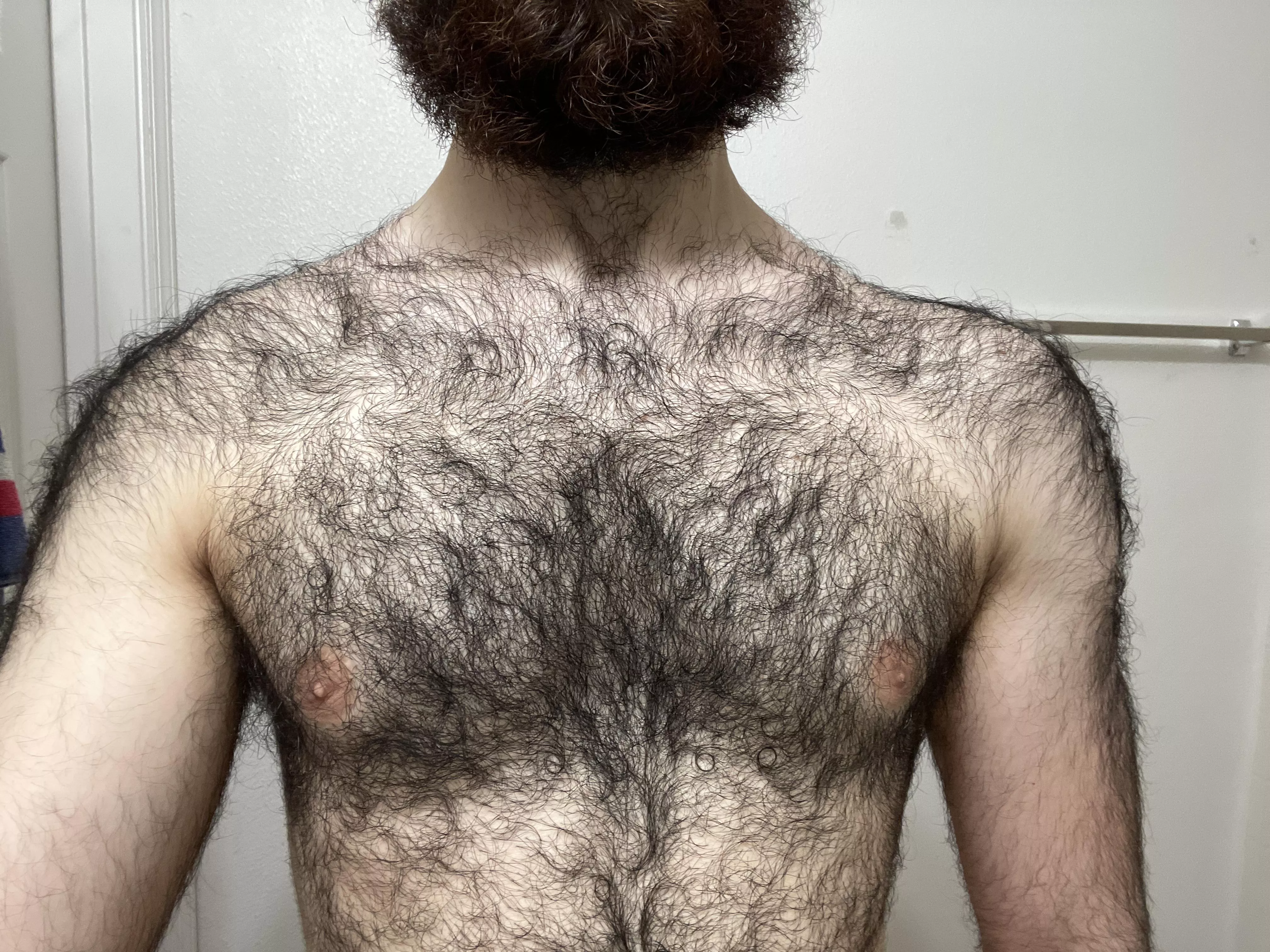 My nipples get so hard after a good workout