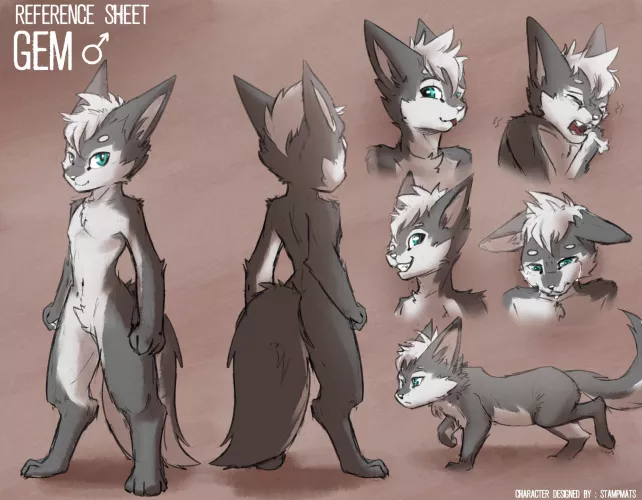 My OC Ref sheet by me [commission: open]