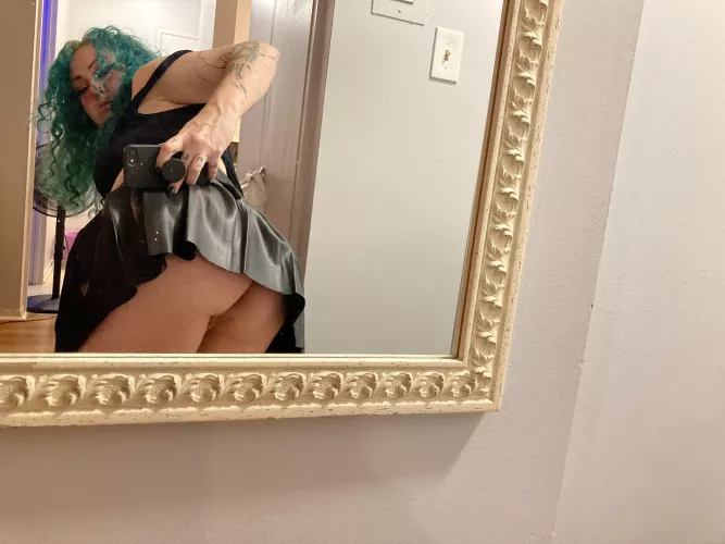 my outfit last night was a little cheeky…