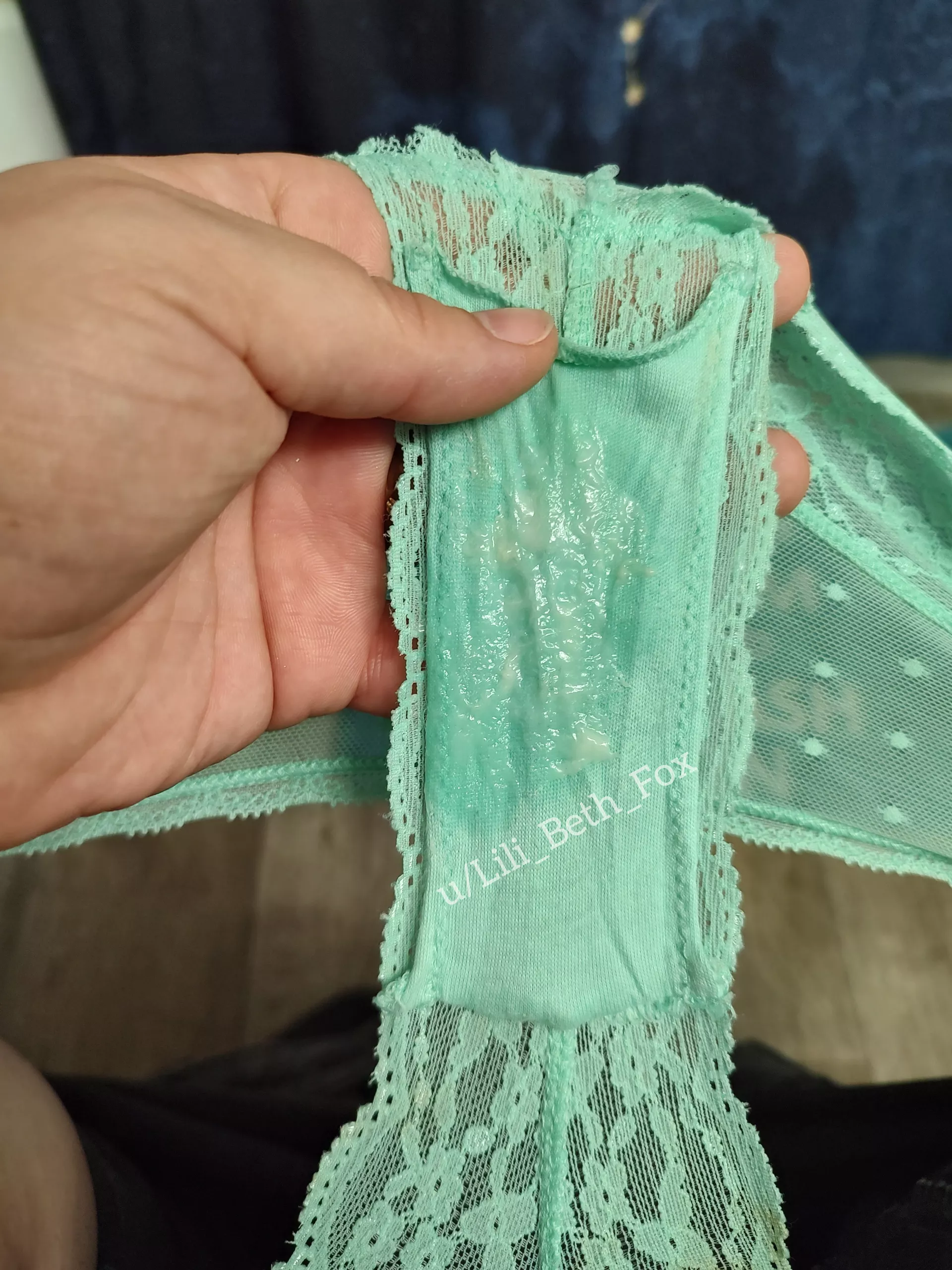 My panties get so creamy and cummy when I'm horny ? [OC]