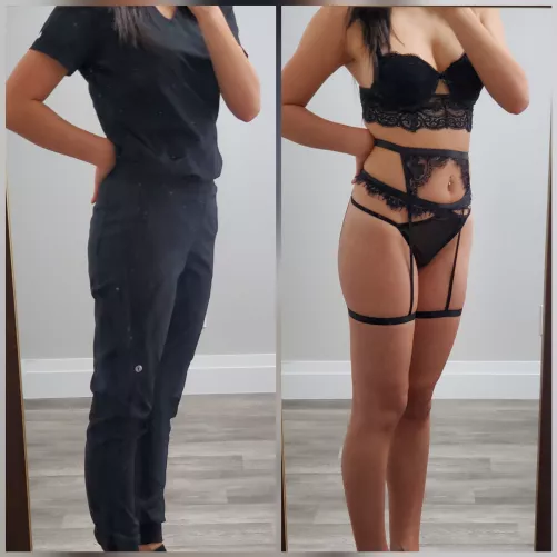 My patients don't know what I wear underneath 🤫😈