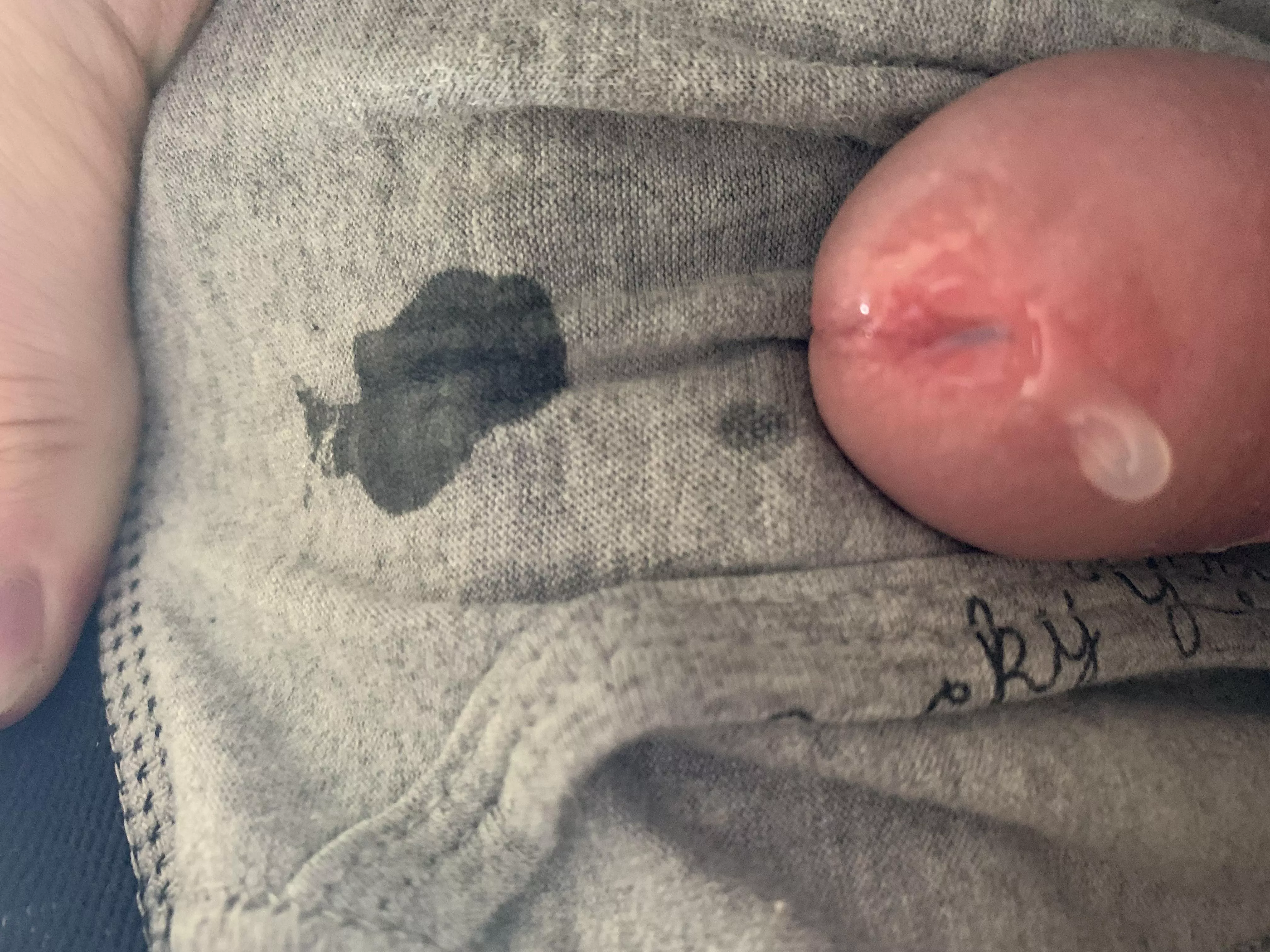 my precum has never looked so creamy! wish someone would clean up my tip~ my precum has never looked so creamy! wish someone would clean up my tip~