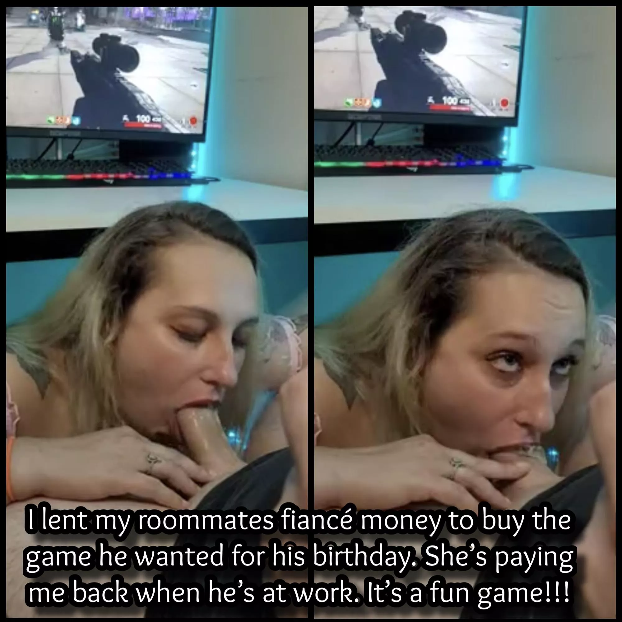 My roommates birthday present. My roommates birthday present.