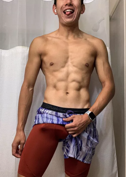 My running shorts are hiding something fun