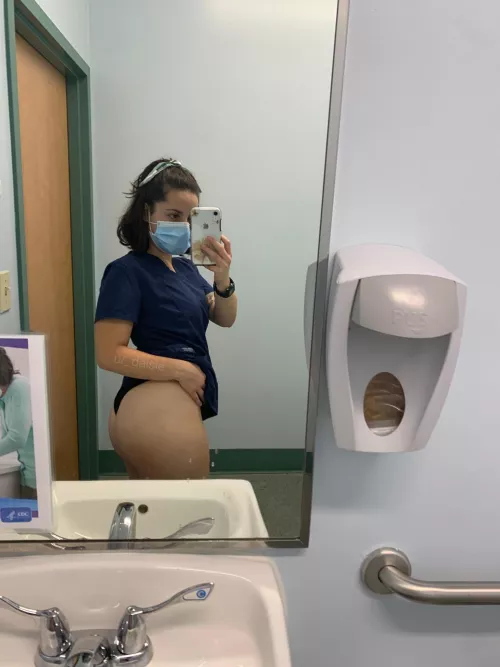 my scrub pants look better on the floor, don't you think?