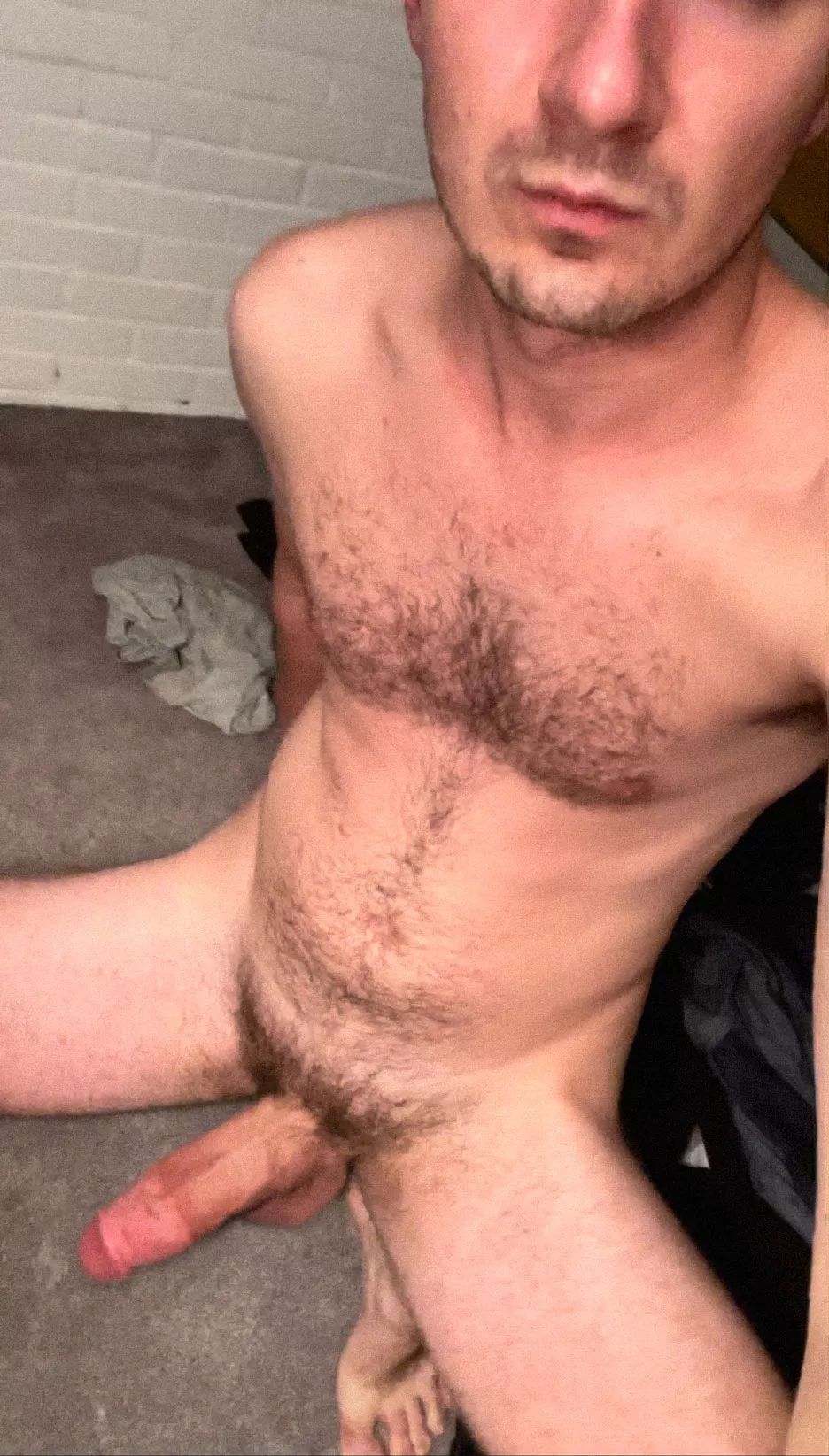 My semi soft cock hanging heavy last night My semi soft cock hanging heavy last night