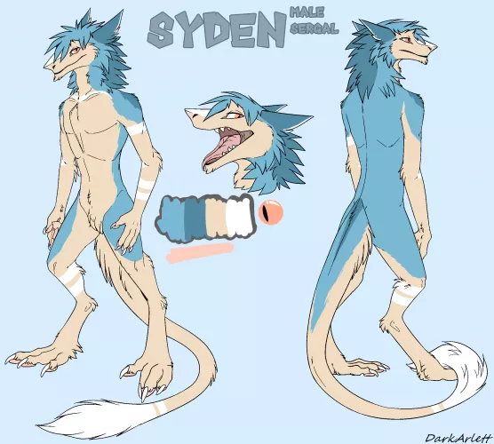 My sergal, Syden free base by Dark-Arlett on DeviantArt