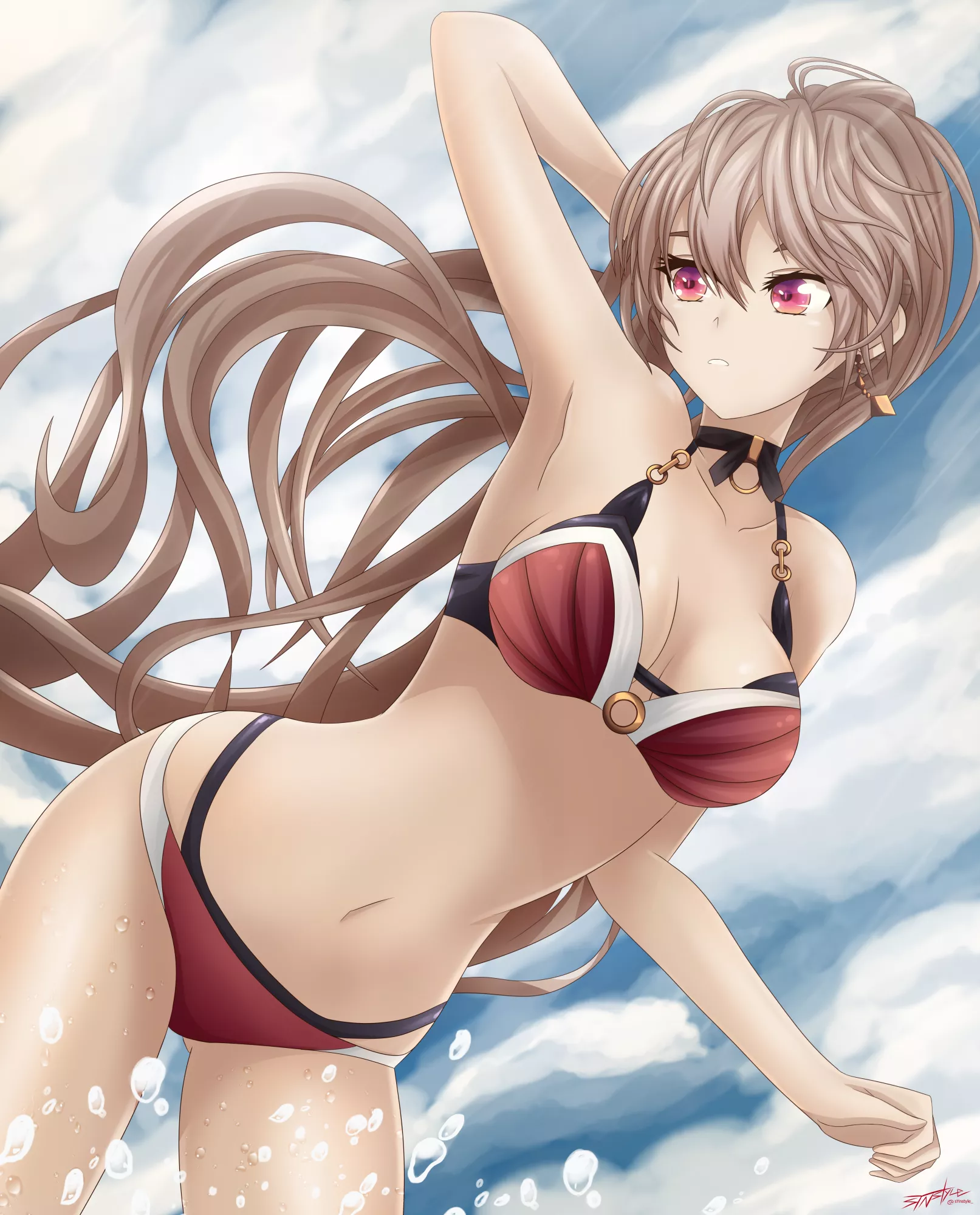 My Sexy Secretary And Wife (MNF Jean Bart, Azur Lane, Vichya Dominion Faction)