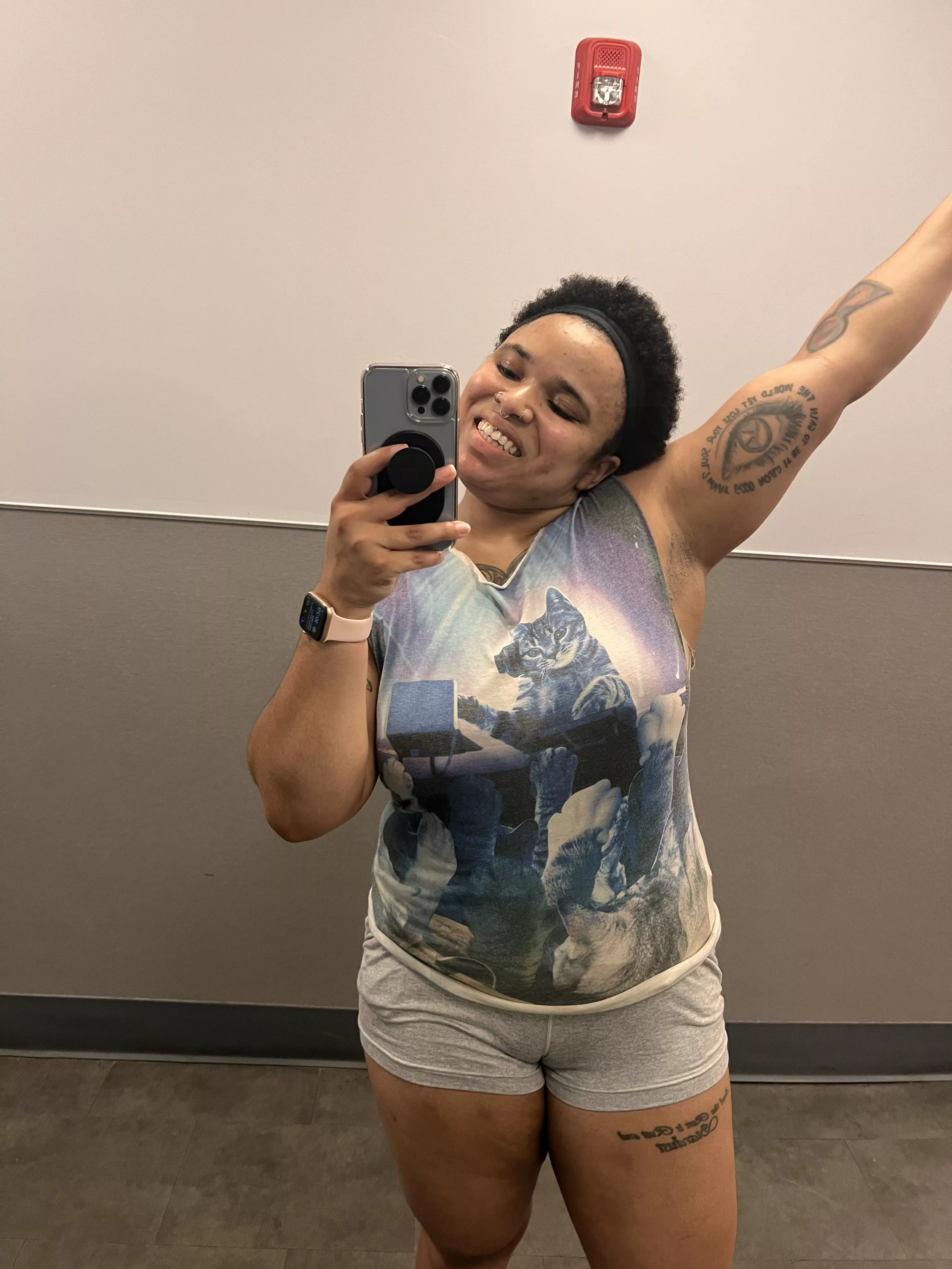 My shirt is a pussy party but the real one is in my shorts