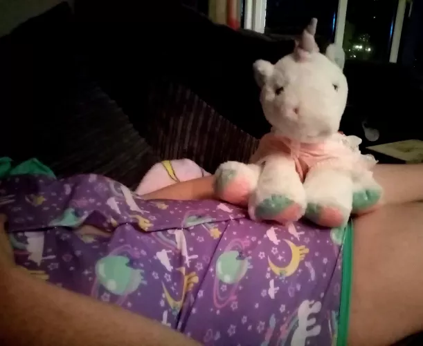 My Silly little princess your meant to wear your panties not dress your jinx in them, guess she wants to stay a little girl not be big tonight