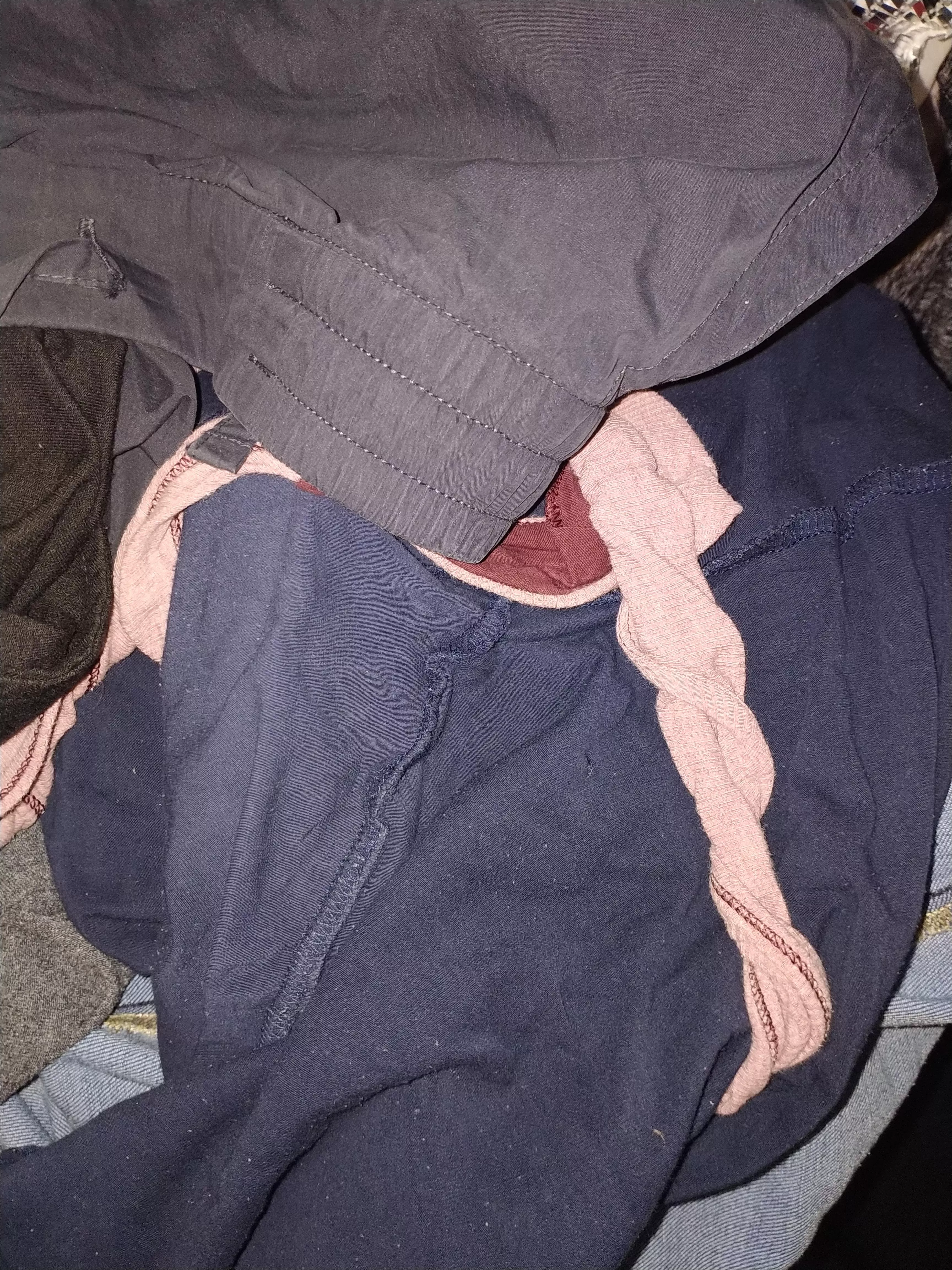 My sister always has a nice surprise for me in her laundry basket