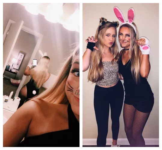 My snowbunny costume from two Halloweens ago which one of you wanna make that bunny hop π My snowbunny costume from two Halloweens ago which one of you wanna make that bunny hop π