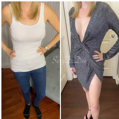 My staying in versus going out look [f]