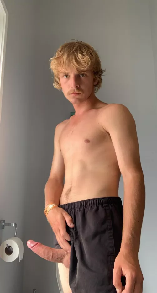 my stubbies couldn't hold in my raging boner x