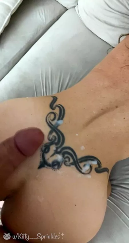 My Stud and I worked up a nice appetite before dinner while hubby waited β(=β’Μά«β’Μ=)