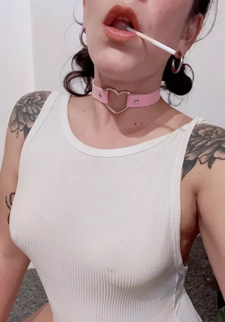 My sub got me this collar so I can torment him as Kitten π