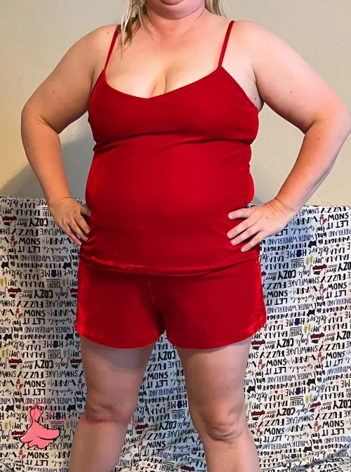 my super comfy red PJ set....