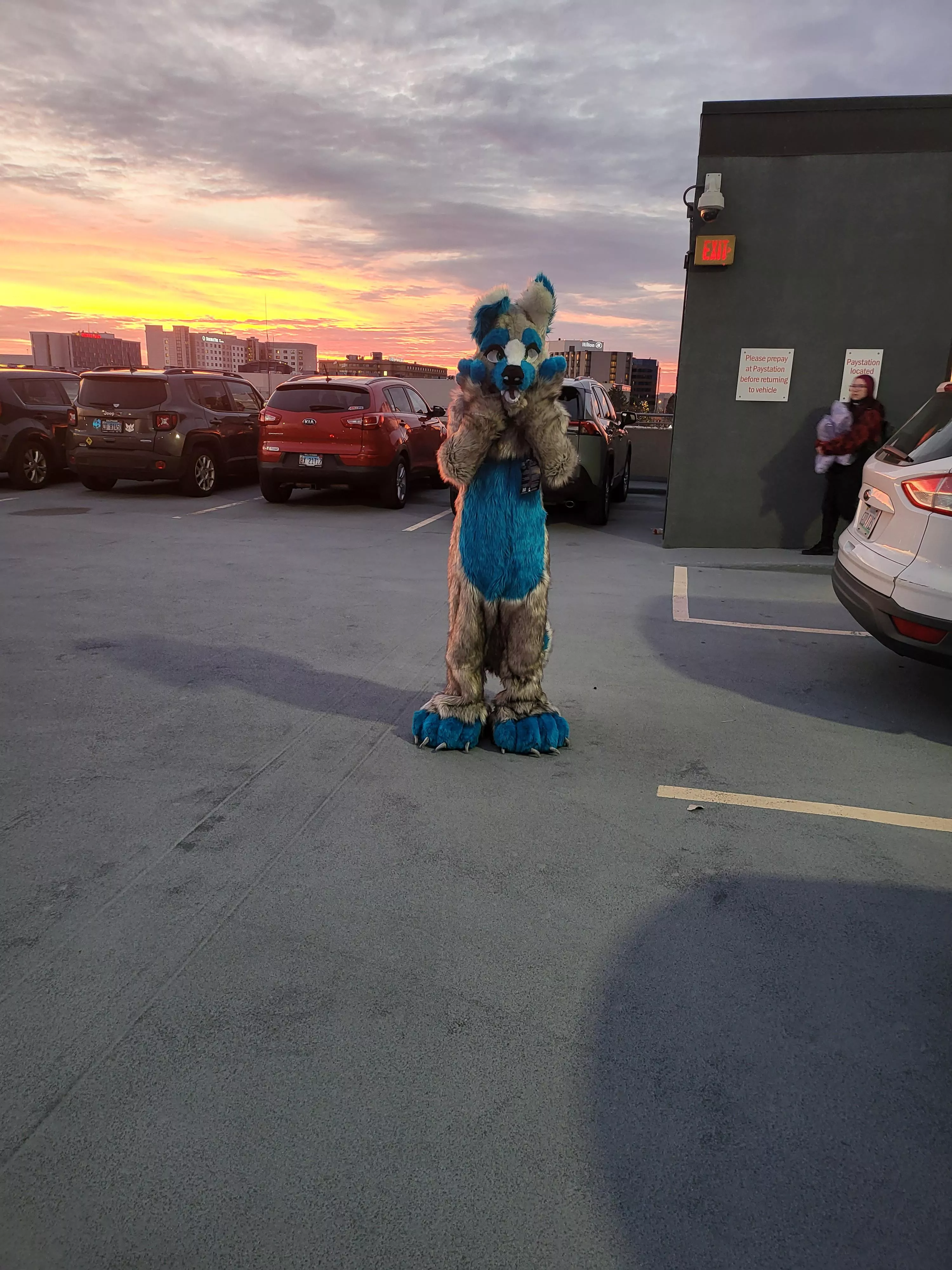 My sweet husband at MFF 😻