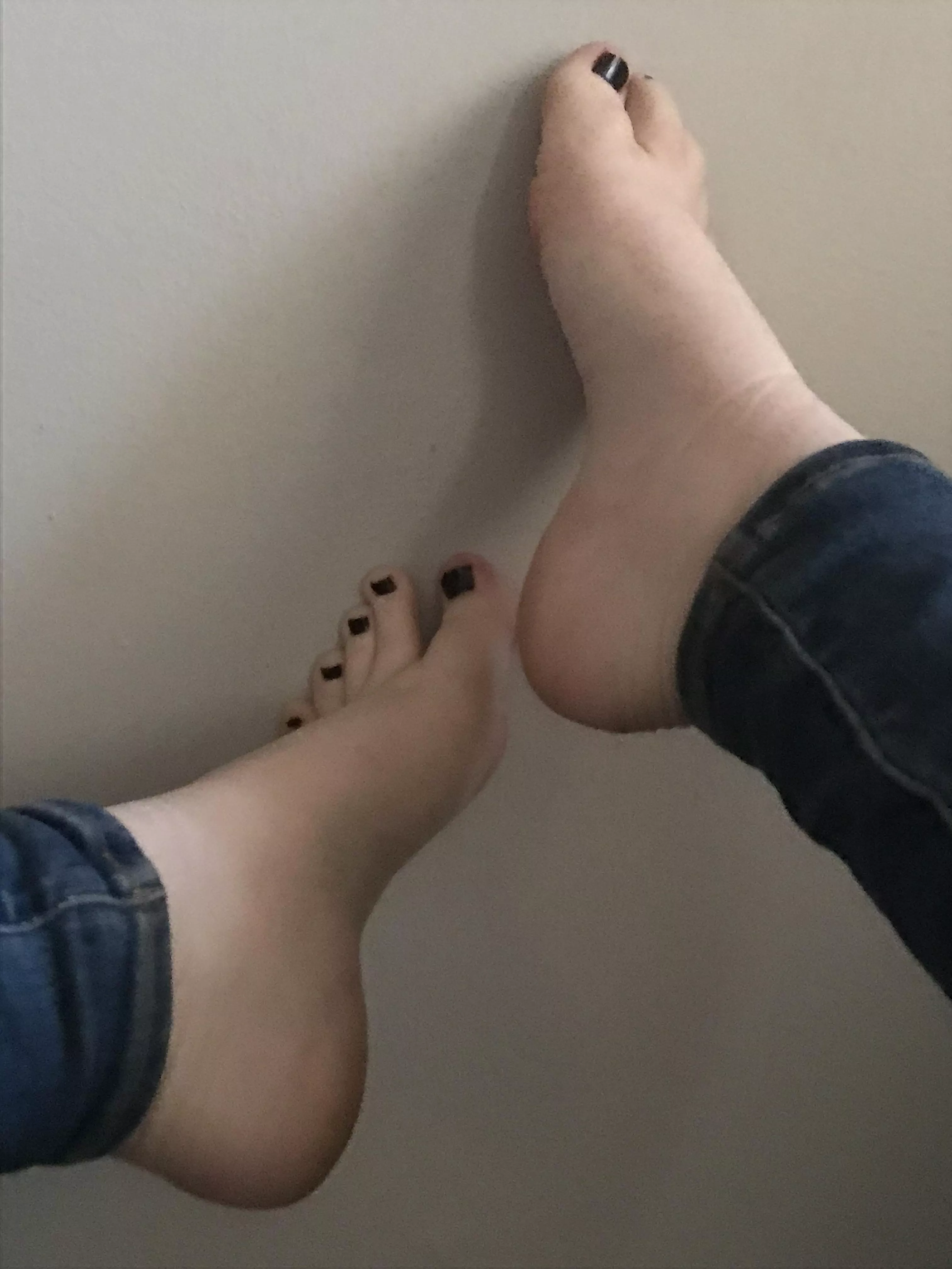 My toes are cold, can I warm them with your mouth? 😉 My toes are cold, can I warm them with your mouth? 😉