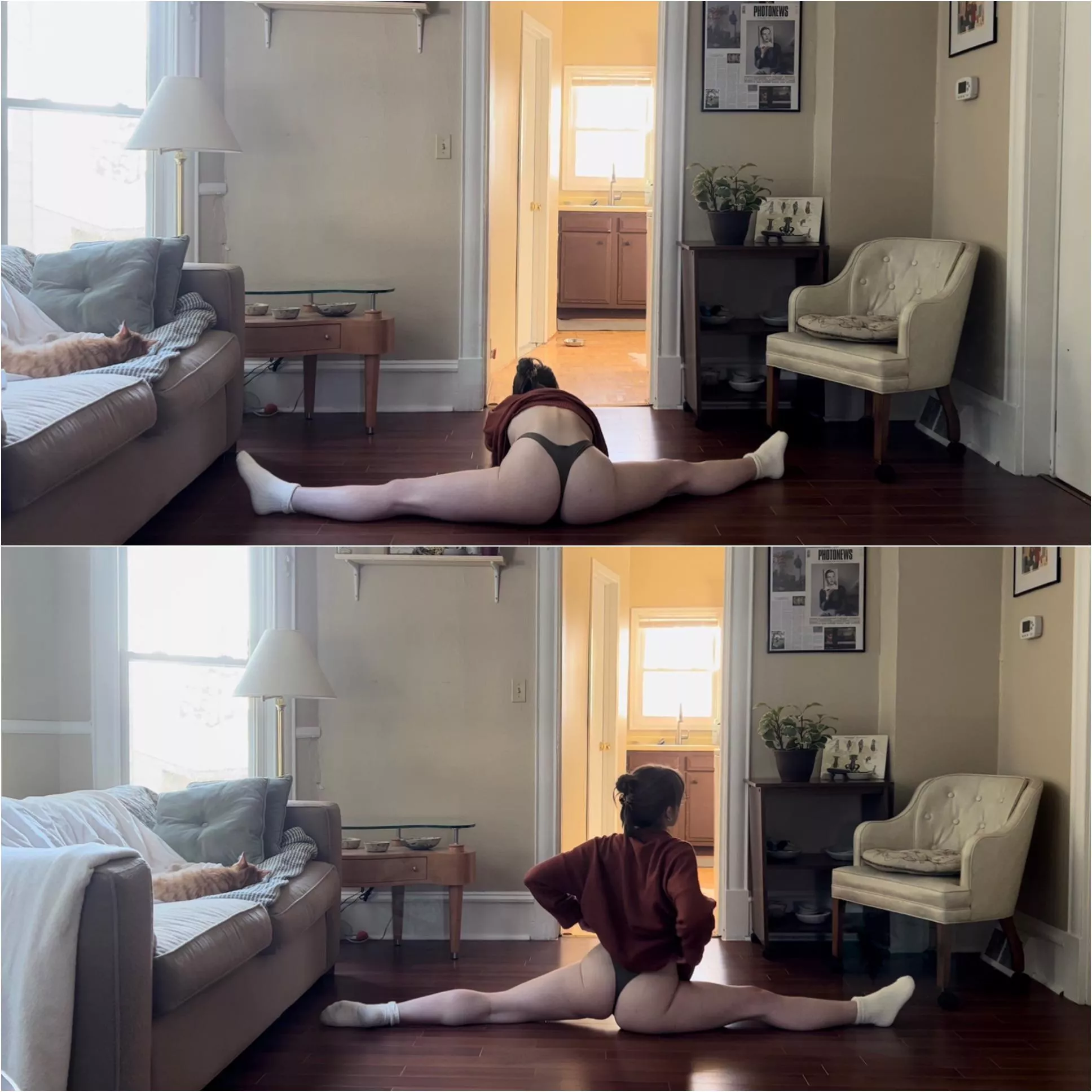 my toes are not pointed in either of these but I don’t want to talk about