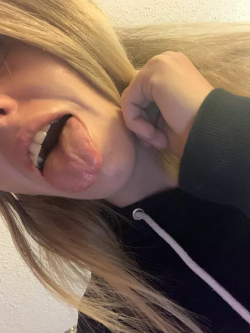 My tongue is out yet again!!!