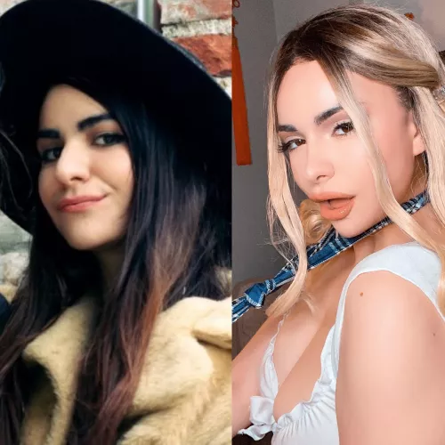 my transformation so far turning into a bimbo! cant wait for more surgeries Β???