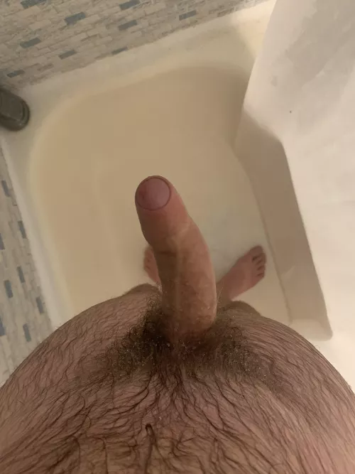 My uncut semi in the shower - who’s joining me ;) My uncut semi in the shower - who’s joining me ;)