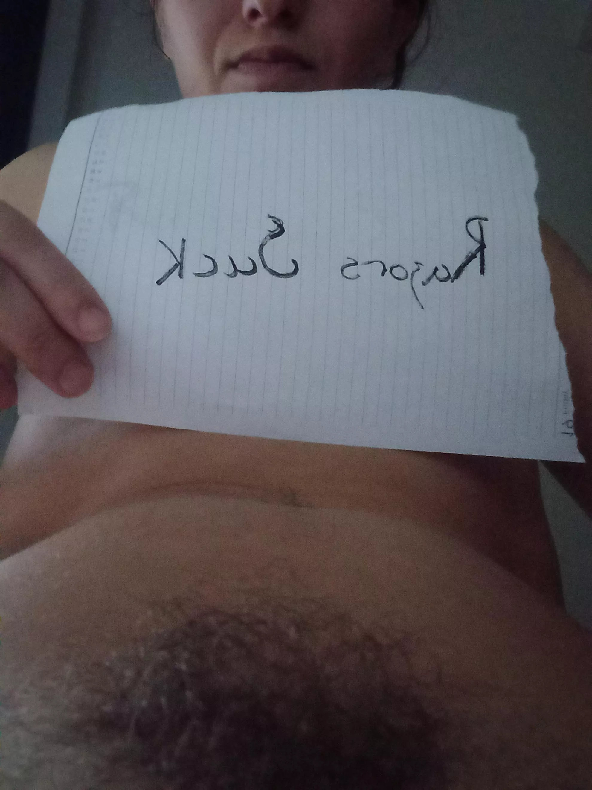 My Verification photo. Hope I did it right X