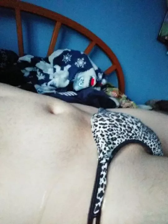My weak little clit got humiliated by another sissyclit in a cock comparison, and this was the result, humiliate me