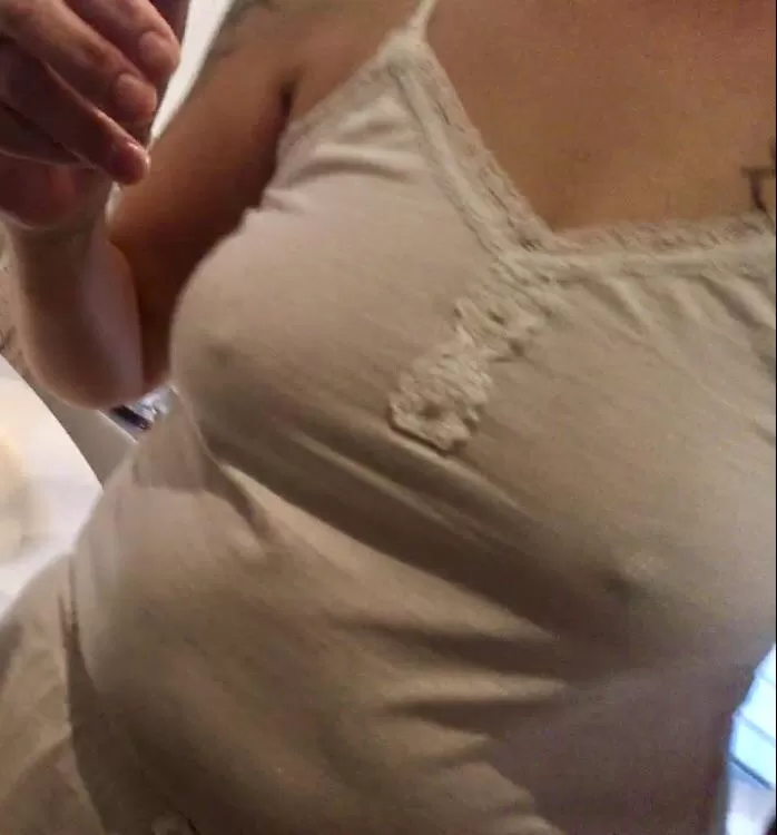 My wife 48 braless. Love that view My wife 48 braless. Love that view