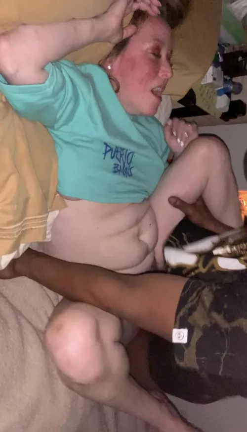 My wife blacked
