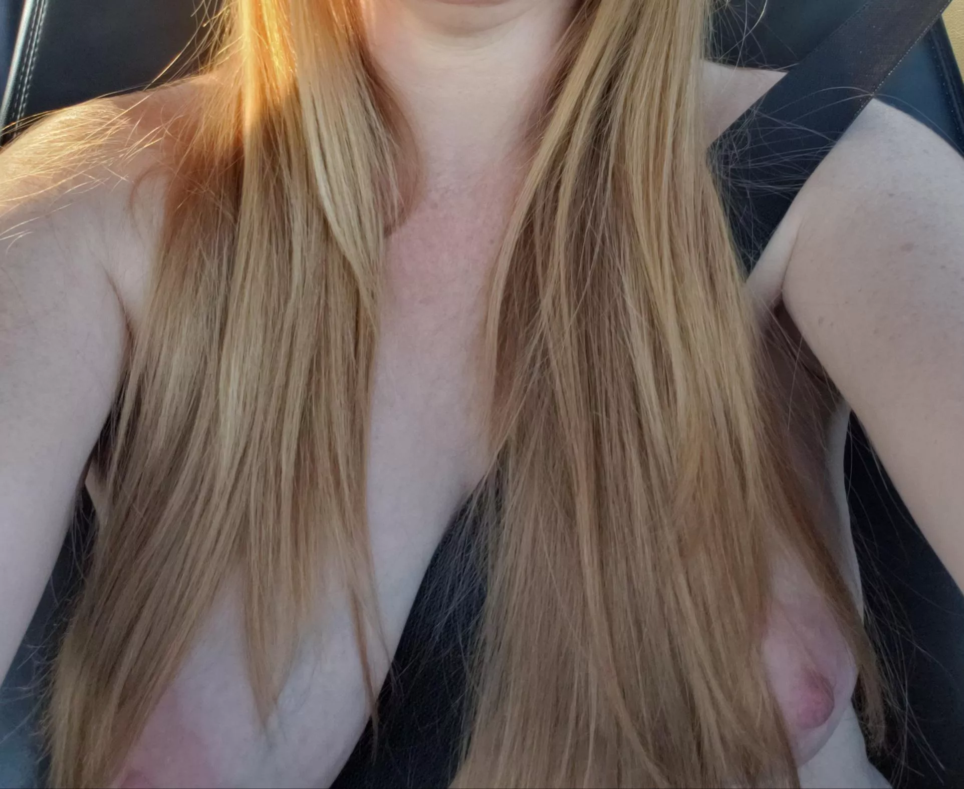 My wife having fun in the passenger seat. My wife having fun in the passenger seat.