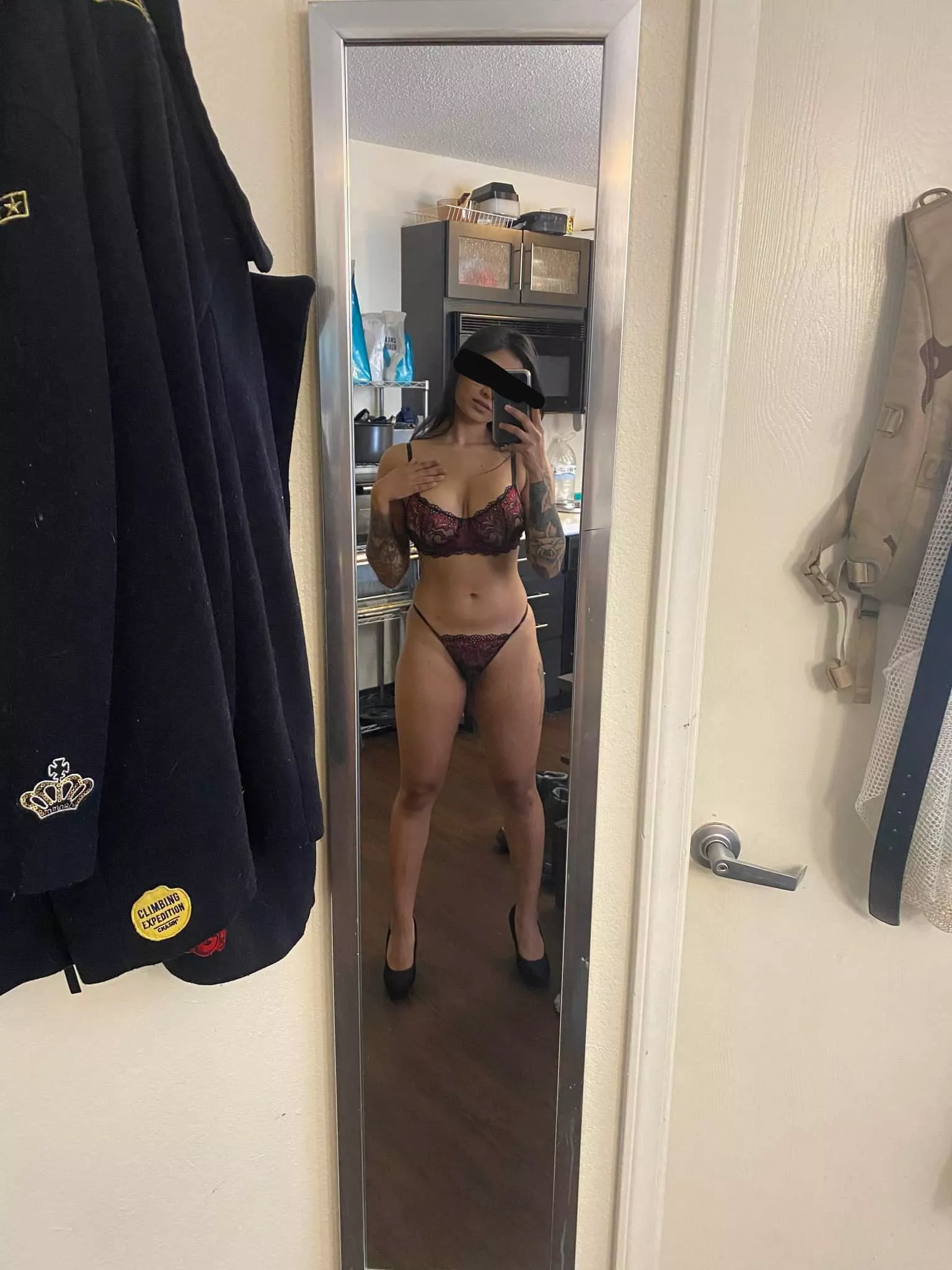 My wife is at the Bull's place for a breeding session... Just got sent this pic