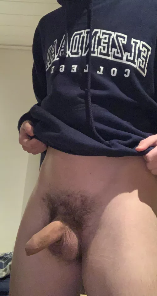 My young soft cock