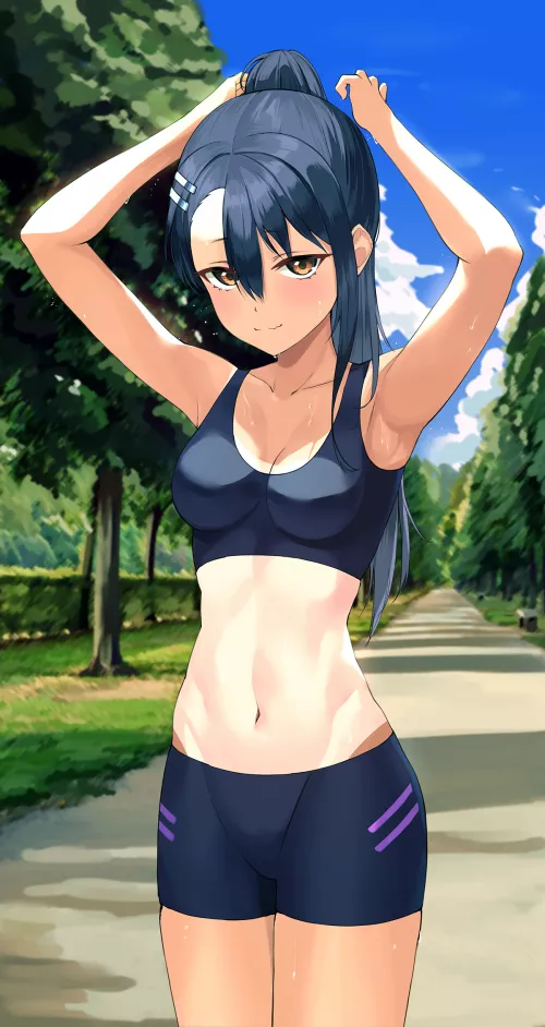 Nagatoro in a Sports Bra 😍 [Don't Toy with Me, Miss Nagatoro]