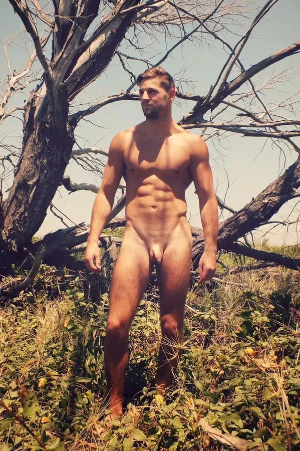 “Naked in nature” …
