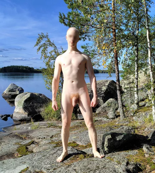 Naked on the beach Naked on the beach