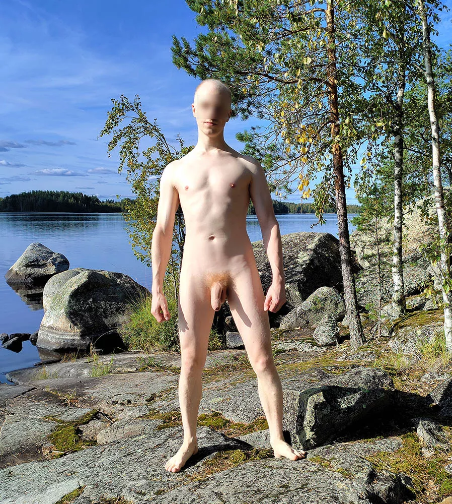 Naked on the beach Naked on the beach