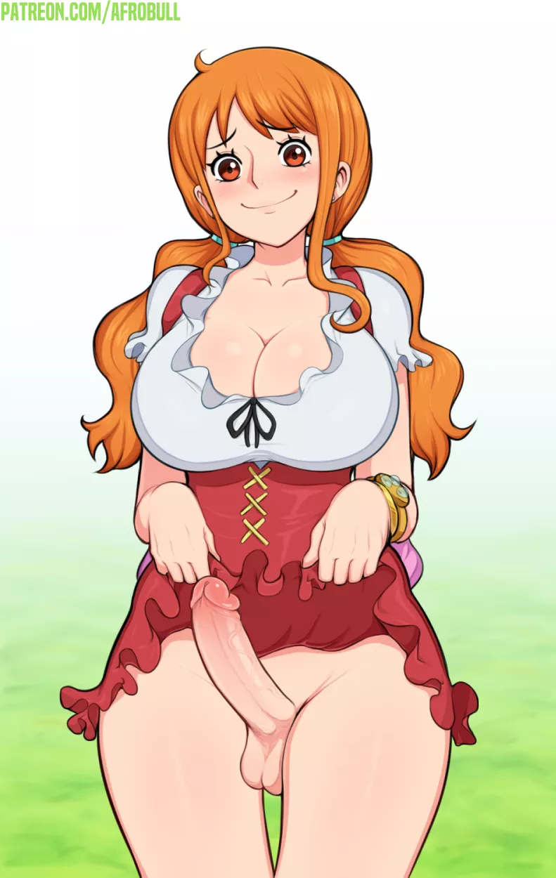 Nami Bottomless Barmaid (Afrobull) [One Piece]