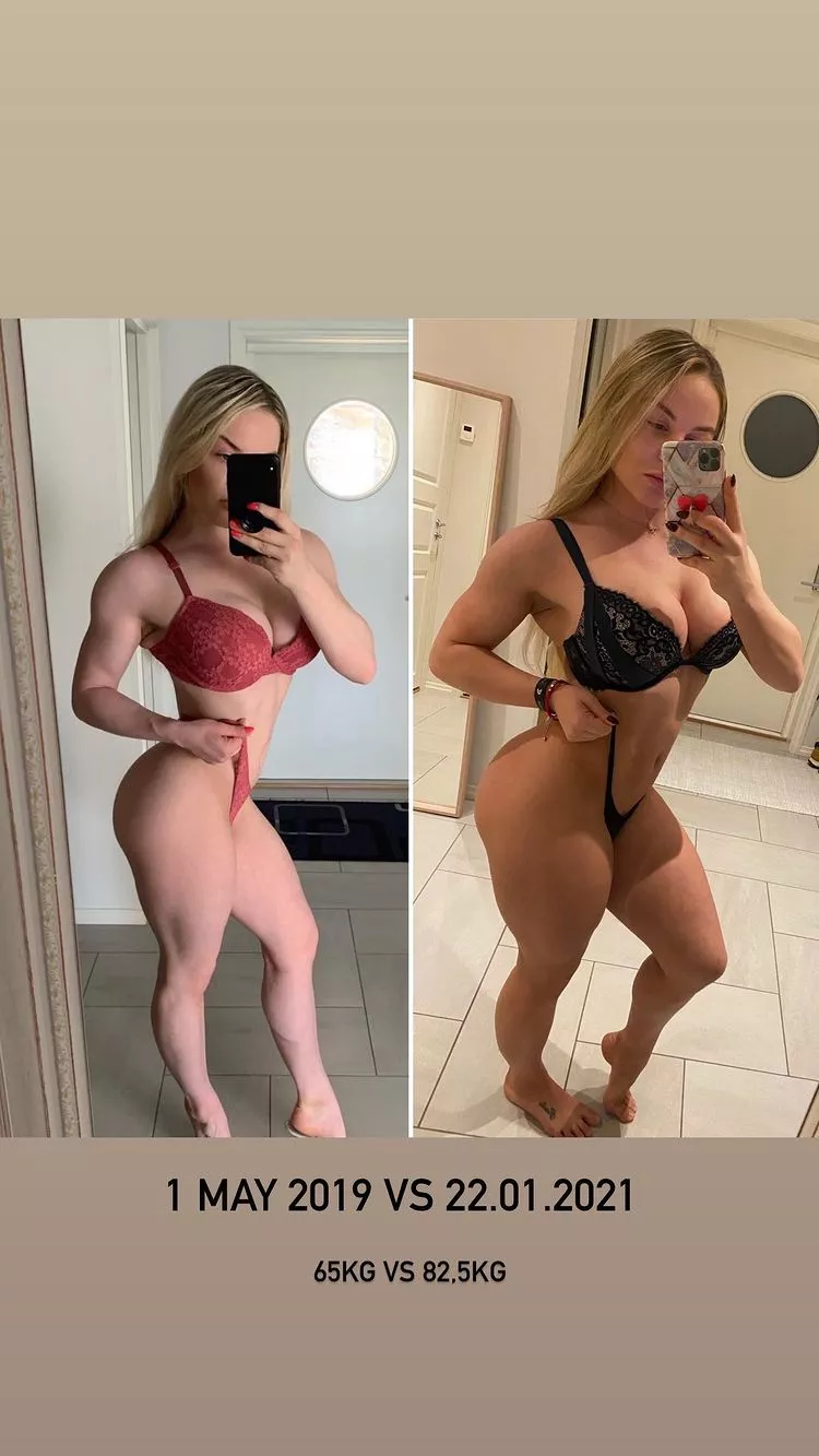 @nataliaejsmont gained ~38.5lbs in ~1.5 years. @nataliaejsmont gained ~38.5lbs in ~1.5 years.