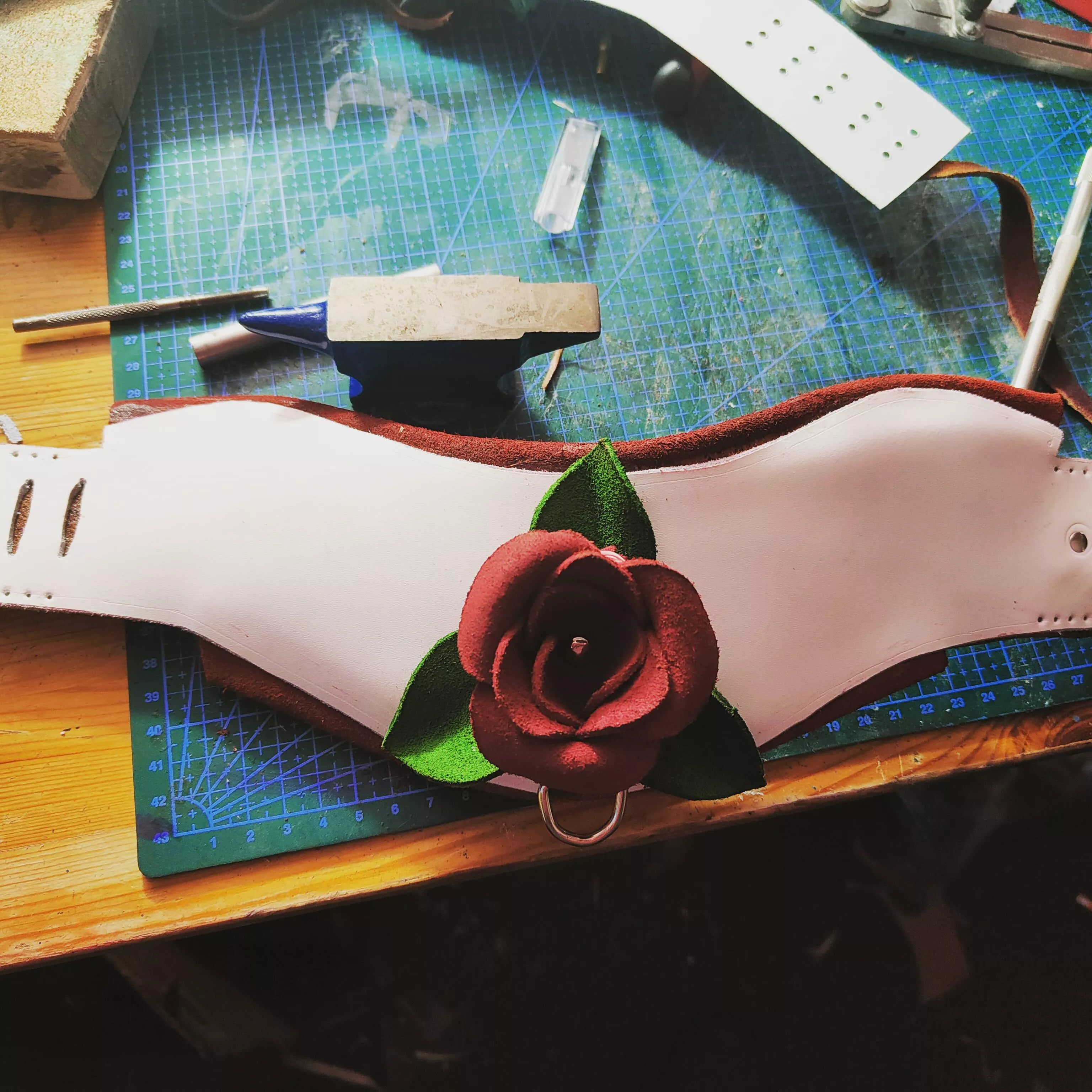 Nearly finished this posture collar Nearly finished this posture collar