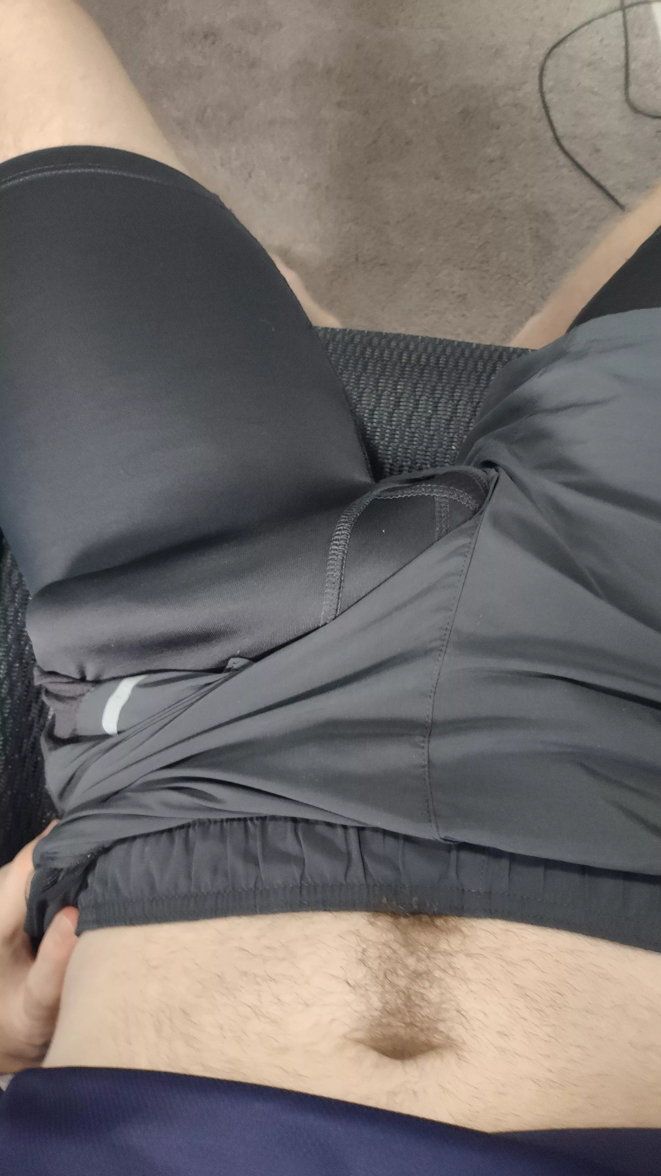 Need someone to rub me through my shorts